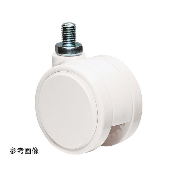 東海キャスター 双輪キャスター φ60 自在 ネジ式 TFW60N4P20L-16 1個 65-8730-97（直送品）