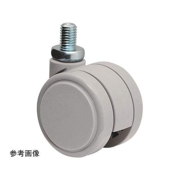 東海キャスター 双輪キャスター φ50 自在 ネジ式 TF50N4P20L-16 1個 65-8730-49（直送品）