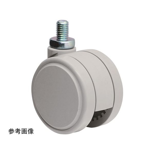 東海キャスター 双輪キャスター φ60 自在 ネジ式 TF60N4P20L-16 1個 65-8730-81（直送品）