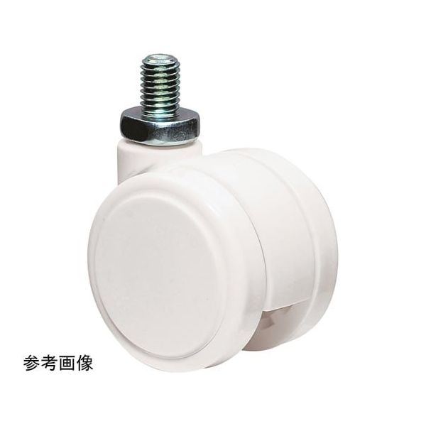 東海キャスター 双輪キャスター φ50 自在 ネジ式 TFW50N4P20L-16 1個 65-8730-65（直送品）