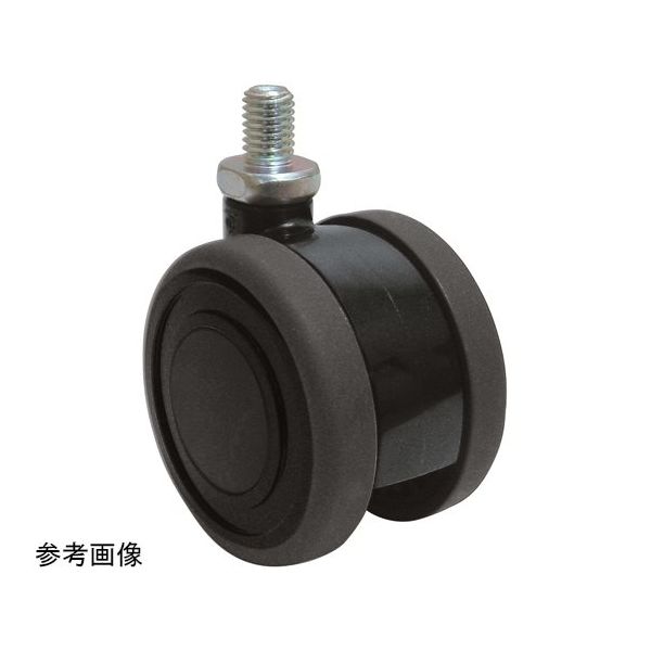 東海キャスター 双輪キャスター φ60 自在 ネジ式 TE60JN4P20L-16 1個 65-8728-73（直送品）