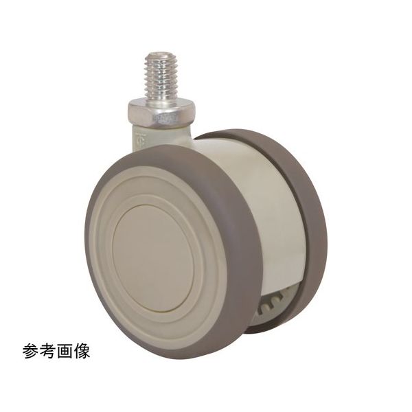 東海キャスター 双輪キャスター φ60 自在 ネジ式 TEA60JN4P20L-16 1個 65-8729-48（直送品）