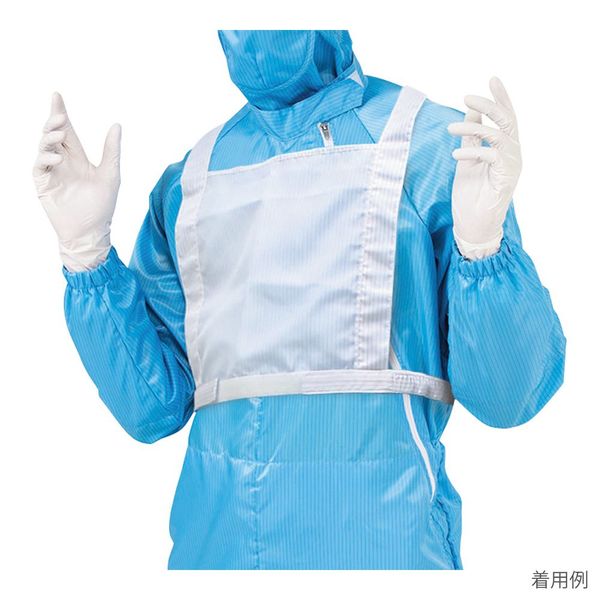 アズワン 帯電防止ゼッケン 白 C354-1 1枚 4-6809-01（直送品）