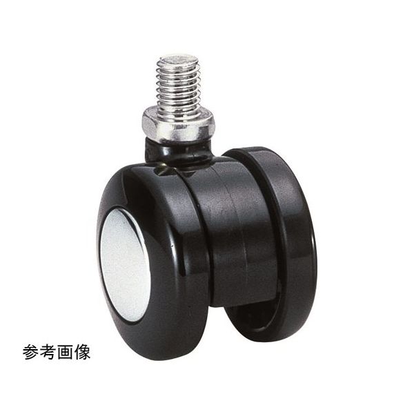 東海キャスター 双輪キャスター φ50 自在 ネジ式 TY50N4P20L-16 1個 65-8881-12（直送品）