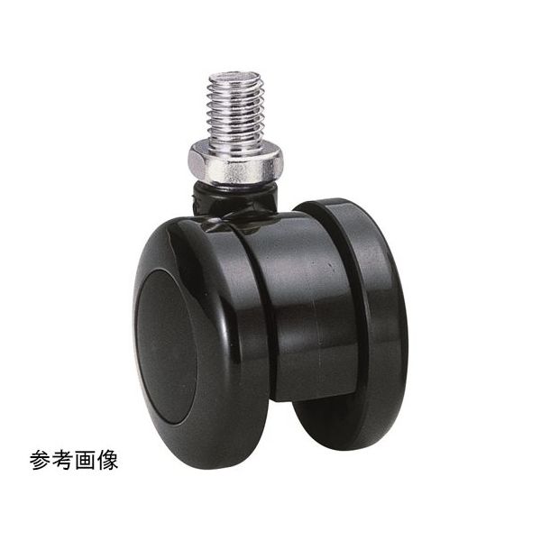 東海キャスター 双輪キャスター φ50 自在 ネジ式 TY50N3BL-19 1個 65-8881-20（直送品）