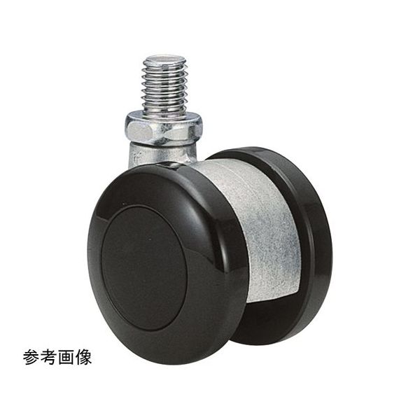 東海キャスター 双輪キャスター φ50 自在 ネジ式 A50N4BP20L-16 1個 65-8879-94（直送品）