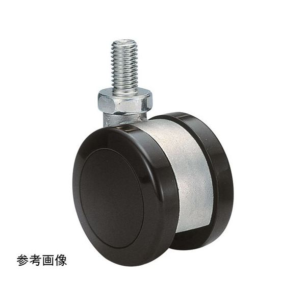 東海キャスター 双輪キャスター φ60 自在 ネジ式 A60N4BP20L-16 1個 65-8880-09（直送品）