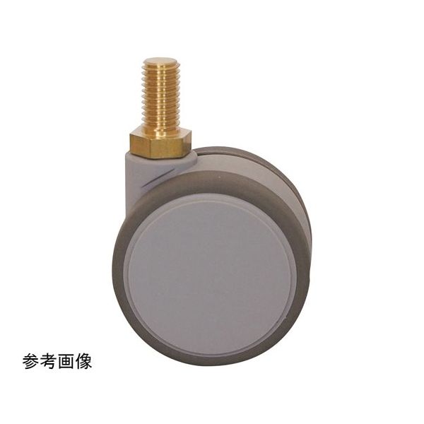 東海キャスター 非磁性 双輪キャスター φ50 自在 ネジ式 MB50N12L-22 1個 65-9139-57（直送品）