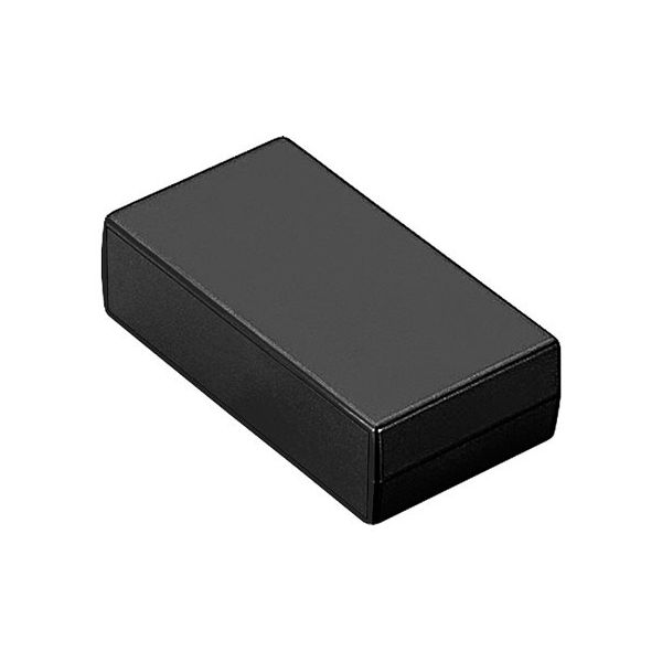 PACTEC プラスチックケース W154.4×H57.2×D108.2mm 0.21kg ブラック LH64-200K-00 1個（直送品）