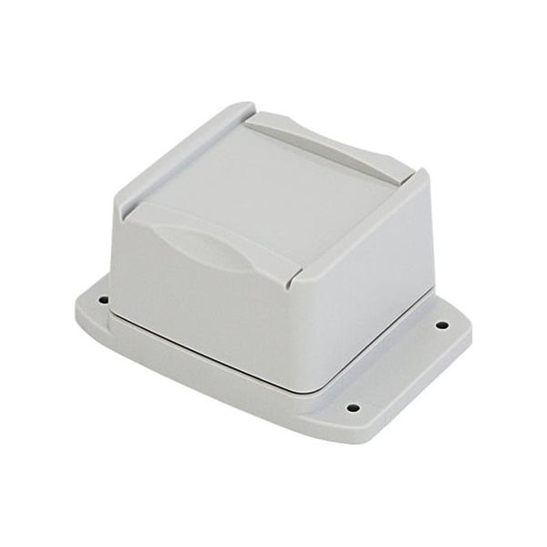 PACTEC プラスチックケース W80×H55.2×D113.3mm ライトグレイ OD33-2.0 1個 65-6470-83（直送品）