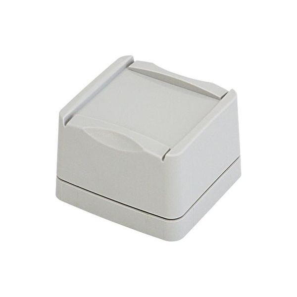 PACTEC プラスチックケース W80×H55.2×D82mm ライトグレイ ODNF33-2.0 1個 65-6470-84（直送品）