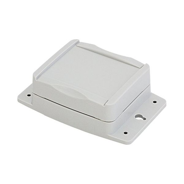 PACTEC プラスチックケース W91×H41.1×D140.6mm ライトグレイ OD43 1個 65-6470-86（直送品）