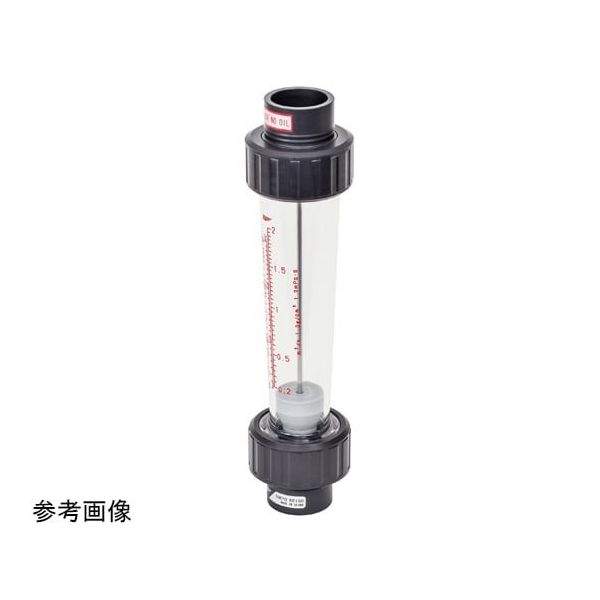 東京計装 ACシリーズアクリル管式フローメータ 水用 14~70L/min 25ATS SUS316 AC-2570-6T-P 1個（直送品）