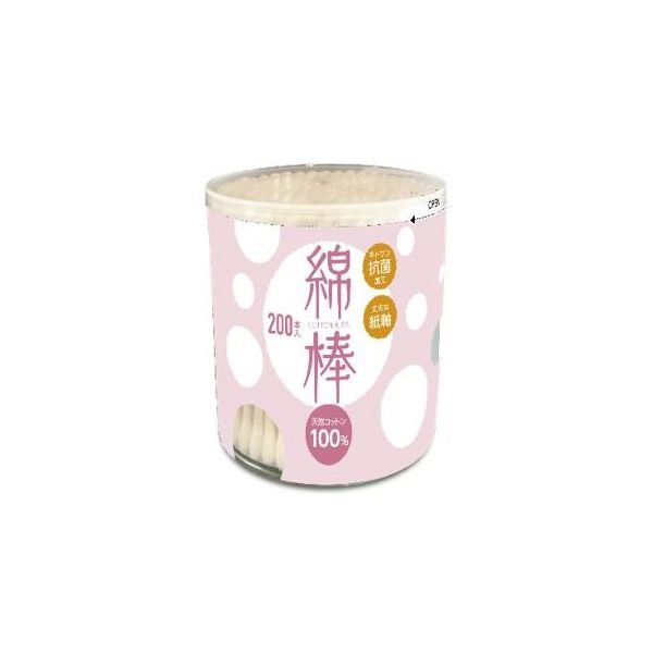 CGM CGM紙軸白綿棒 200本入 #009 1個(200本) 67-8032-30（直送品