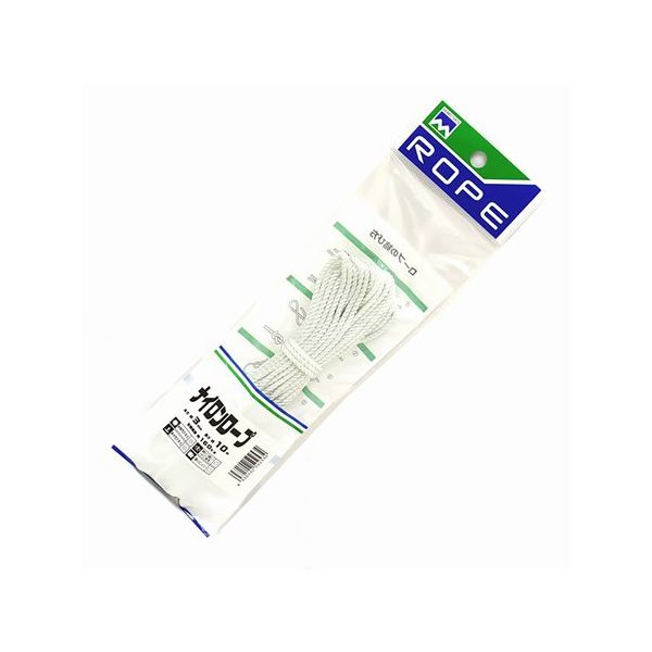 丸三産業 BMSナイロンロープ 3mm×10m 60020014 1巻 64-9607-60（直送品）