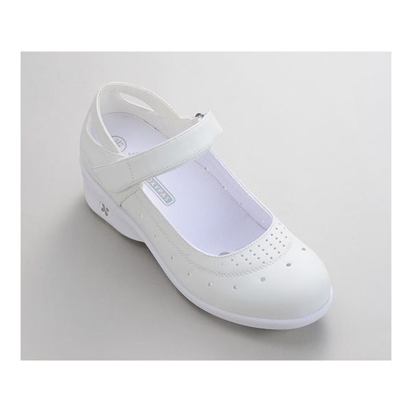 【ナースシューズ/靴】Cortina オキシパス オリーブ ホワイト 38インチ／25.0cm OX3012 1足（直送品）