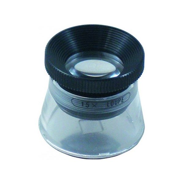 ミザールテック スケールルーペ 15倍 RCS-15 1個 65-9408-20（直送品）