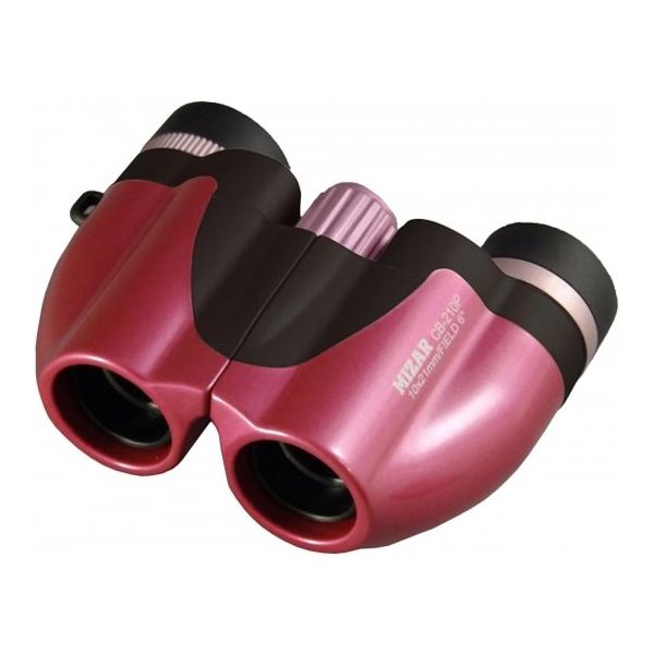 ミザールテック 双眼鏡 10倍 ピンク CB-210P-PK 1個 65-9408-24（直送品）