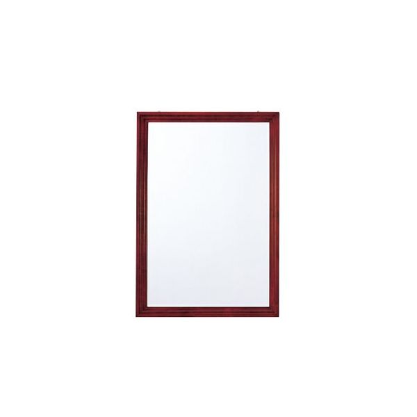 小野シャンブル (木製)広面取木枠ミラー 900×600mm No.341 1台 68-5753-74（直送品）