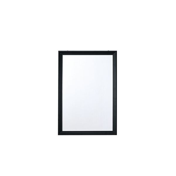 小野シャンブル (木製)広面取木枠ミラー 900×600mm No.347 1台 68-5753-75（直送品）