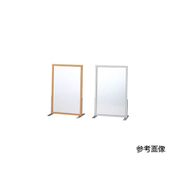 小野シャンブル スタンドミラー 560×360×250mm ホワイト CK-15 1台 68-5754-01（直送品）