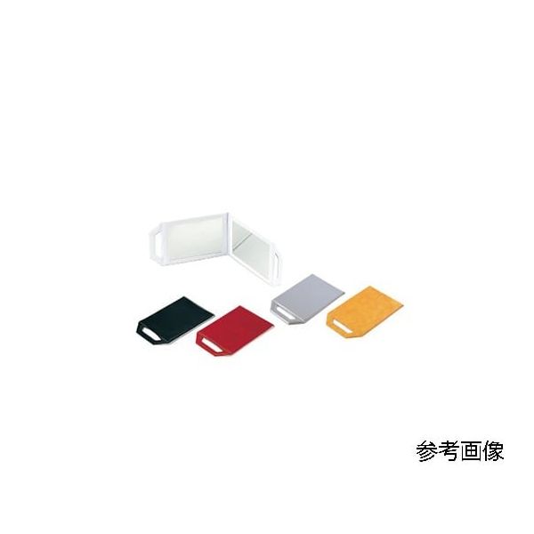 小野シャンブル レザーバックミラー シルバー 68-5753-96 1台（直送品）