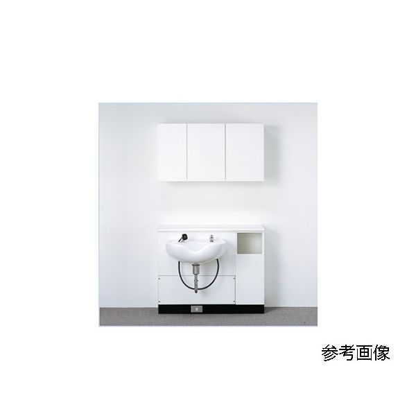 小野シャンブル 下部 シャンプーユニット 900×1100×310mm ホワイト C-85 1台 68-5754-09（直送品）