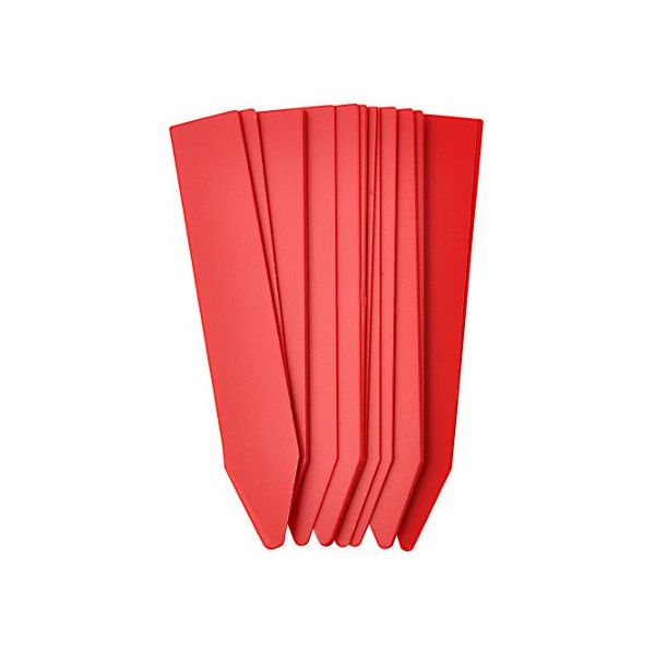 ヒラサワ FG 園芸カラーラベル (18枚入) 9cm 赤 727698 1セット(18枚) 63-2926-18（直送品）