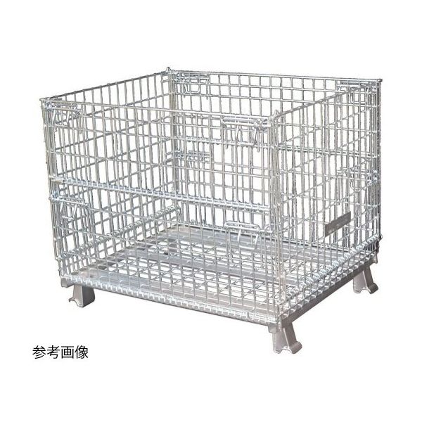 サンキン パレット ニューマルチタイプ 1000×800×850mm(金網ピッチ50×100mm) 1255CMS3 1台（直送品）