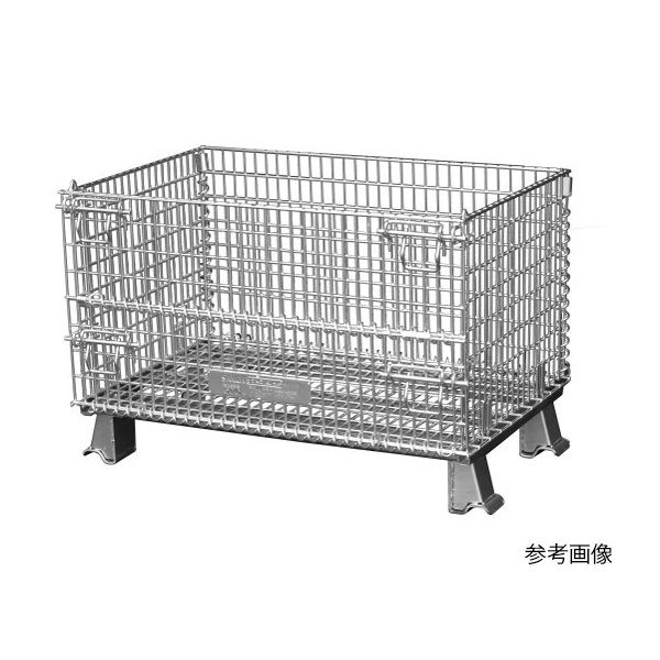 サンキン パレット コイルタイプ 800×500×540mm(金網ピッチ14×14mm) 1255SC14 1台 62-8141-82（直送品）