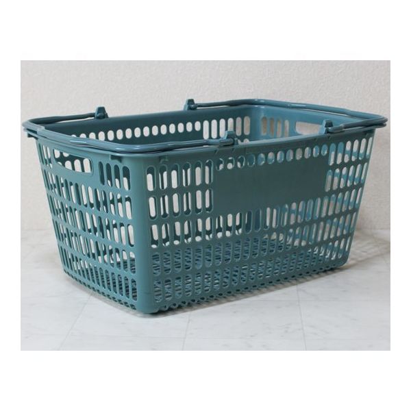 大和産業 買い物かご ブルーグリーン 5個入 SL-20 1セット(5個) 65-5552-65（直送品）