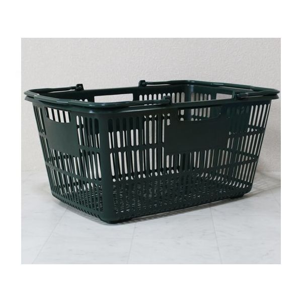 大和産業 買い物かご エバーグリーン 5個入 SB-33 1セット(5個) 65-5552-76（直送品）