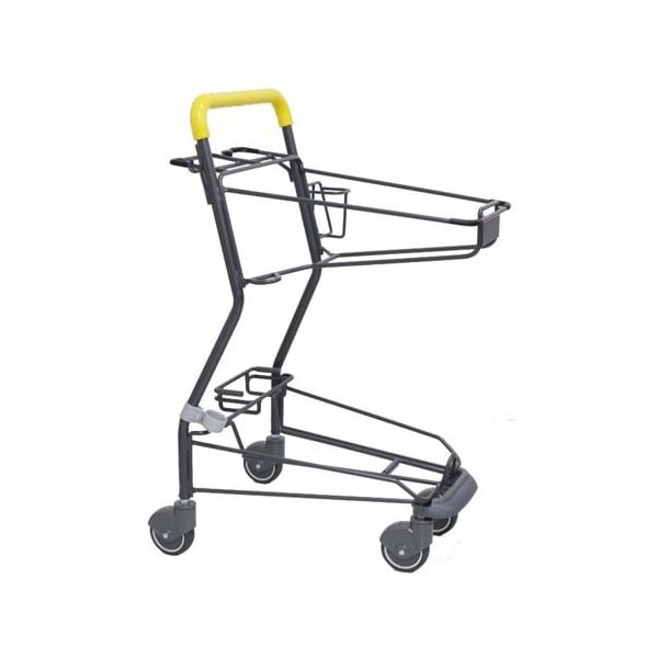 大和産業 ボールカート イエロー グレー D630×W553×H951mm MDX8-YE 1台 65-5647-11（直送品）