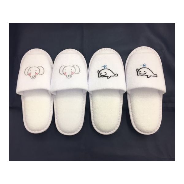 トータス 子供用スリッパ 象・鯨 1箱(200足入) 030207P 1箱(200足) 63-7051-27（直送品）
