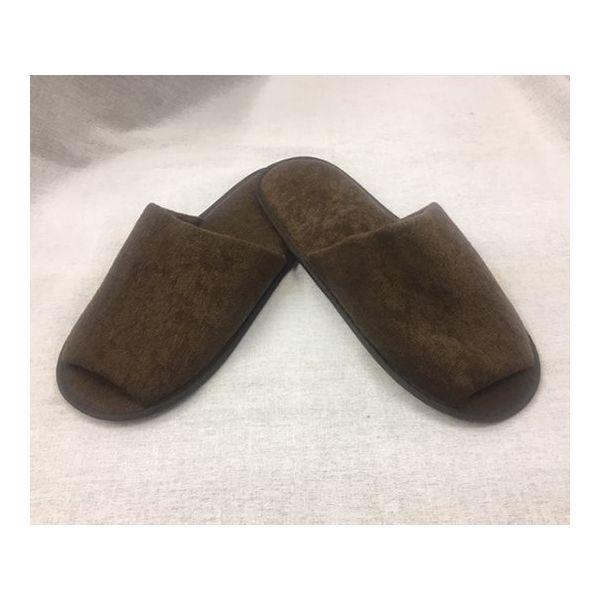 トータス スリッパ Tー3IMN 茶 1箱(100足入) MN003 1箱(100足) 63-7051-36（直送品）