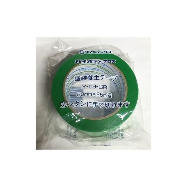 ダイヤテックス 簡単に手で切れる 塗装養生用テープ 緑 ヨウジョウテープ/ミドリーZ_100 ヨウジョウテ-プ/ミドリ_100 1個（直送品）