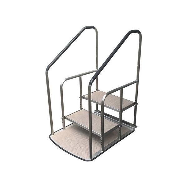 キシ・エンジニアリング ステンレスすいすい手すり 2段 KT21 SUS 1台 65-2779-72（直送品）