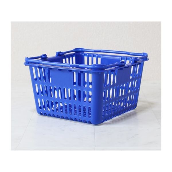 大和産業 買い物かご ロイヤルブルー 5個入 SL-1 1セット(5個) 65-5552-29（直送品）