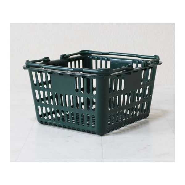 大和産業 買い物かご エバーグリーン 5個入 SL-1 1セット(5個) 65-5552-30（直送品）