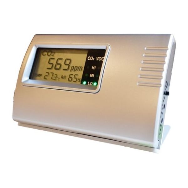 YTK IAQモニター (CO2+VOCs測定器) MB-350V 1個 65-8749-10（直送品）