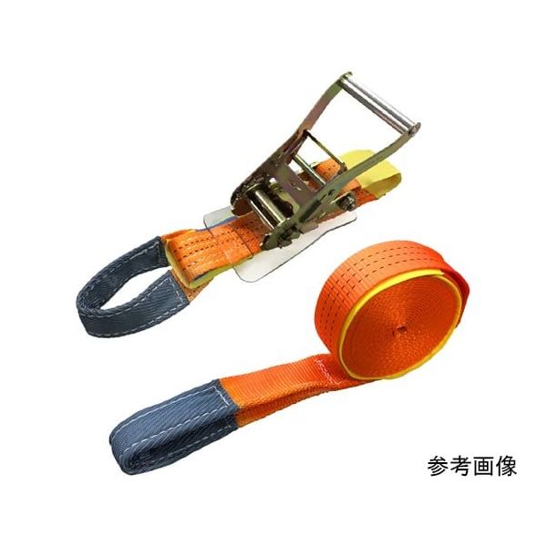 アズワン ラッシングベルト ワッカタイプ 固定側:1m 巻側:10m 67-2187-11 1本（直送品）