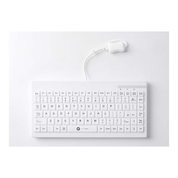 GETT 洗える防水キーボード IP65保護 有線1.8mUSBケーブル 302×151.5×21mm KSI-U10300 1個（直送品）