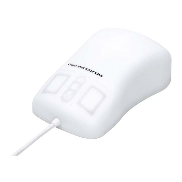 GETT 防水ウォッシャブルマウス プラスチック 赤外線方式 IP68保護 CleanType 115×61×39mm KH25201 1個（直送品）