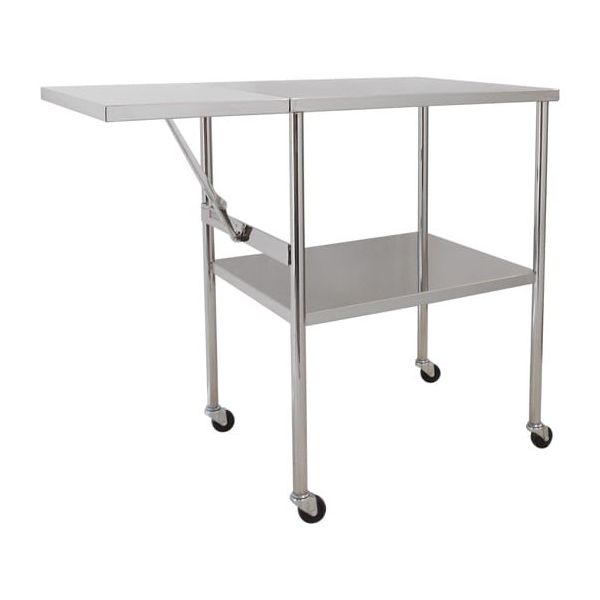 スギモト産業 折りたたみテーブル付器械台(天板フラット) W600×D450×H800mm 完成品 OA-30 1台 67-7083-58（直送品）