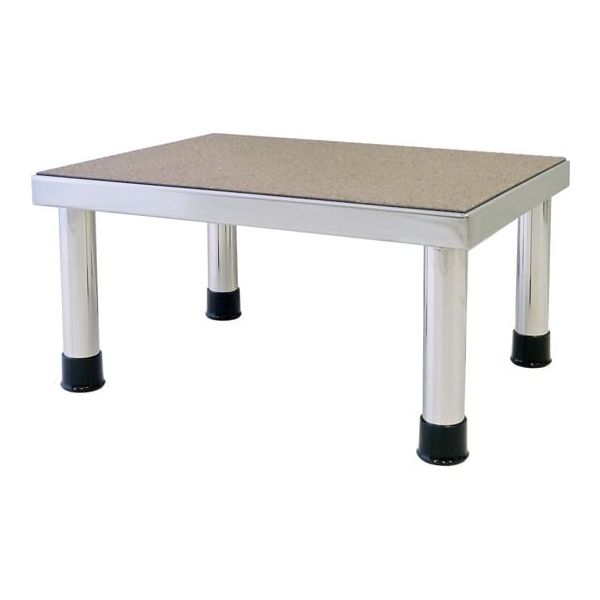 スギモト産業 一段踏台 ステンレス製 W400×D300×H200mm 完成品 OP-21-SUS 1台 67-7083-71（直送品）