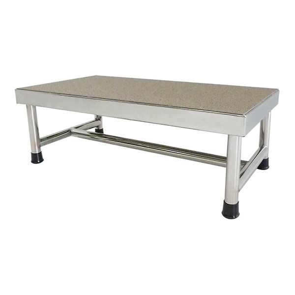 スギモト産業 一段踏台 ステンレス製 W580×D300×H200mm 完成品 OP-101 1台 67-7083-73（直送品）