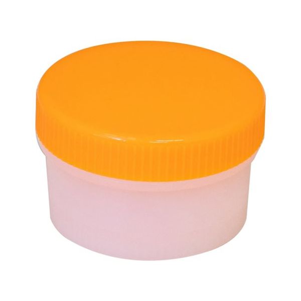 アズワン モレナイ軟膏容器 Eー24 オレンジ 100個入 67-9230-79 1箱(100個)（直送品）