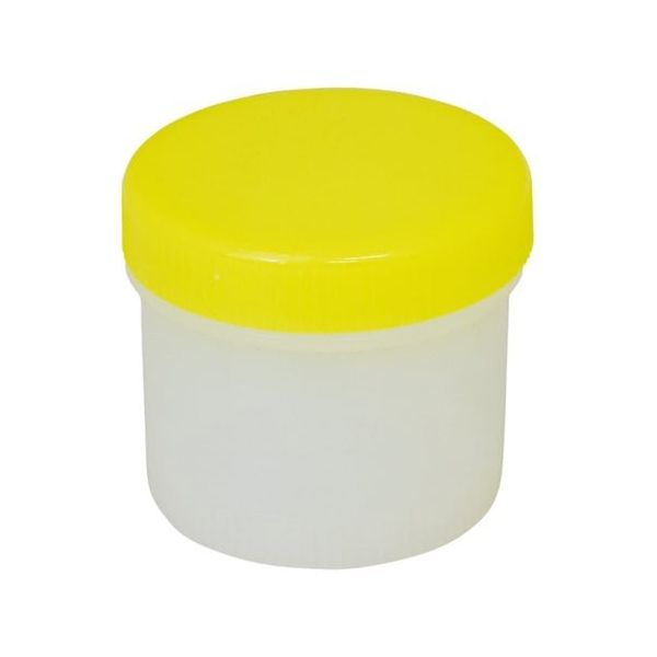 アズワン モレナイ軟膏容器 Eー35 黄 50個入 67-9230-84 1箱(50個)（直送品）