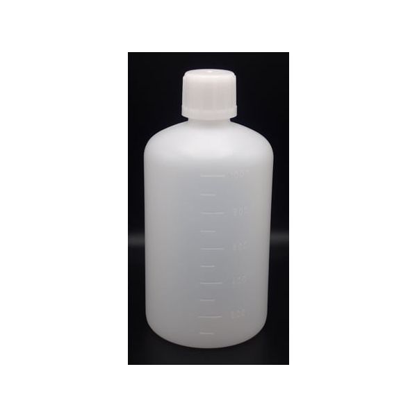 堀内硝子 クリアボトル HDPE 規格1L 細口 40本入 HD. 1L クリア 1箱(40本) 67-9359-17（直送品）