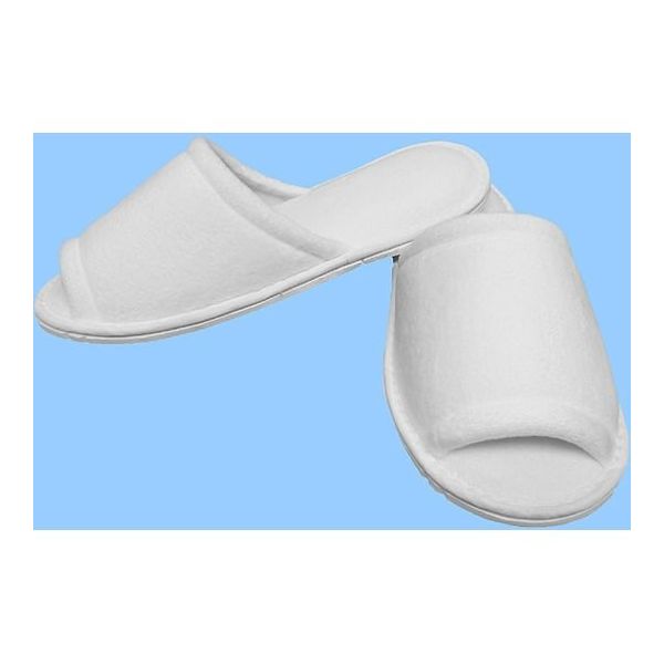 トータス スリッパ 白 Tー4S 120足入 040103A 1箱(120足) 68-0761-70（直送品）